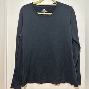 Seg’ment  women Black Long Sleeve Tee Size XL